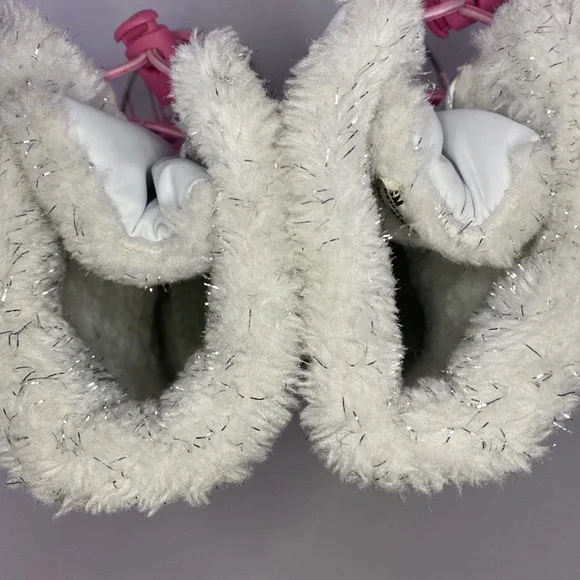 Toddler White & Pink Snow boots - Picture 8 of 8